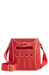 PERRIN CABBIE LEATHER CROSSBODY BAG,CAB12CALNYLS