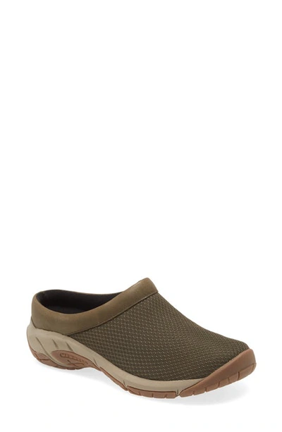 Merrell Encore Breeze 4 Clog In Olive Fabric
