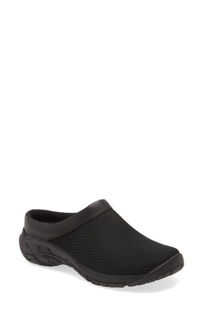 Merrell Encore Ice 4 Womens Sheepskin Faux Fur Clogs In Black Fabric