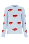 PRADA PRADA INTARSIA LIP SWEATER