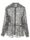 SAINT LAURENT SAINT LAURENT ZEBRA PRINTED SHIRT