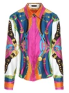 VERSACE VERSACE SLIM FIT PRINTED SHIRT