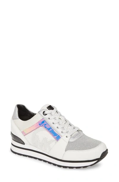 billie perforated sneaker michael michael kors