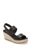 EILEEN FISHER WINNIE ESPADRILLE WEDGE SANDAL,WINNIE-TL