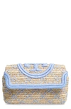 TORY BURCH FLEMING RAFFIA CLUTCH,64418