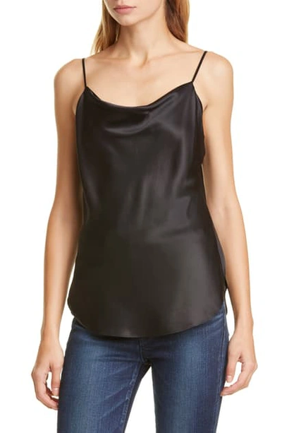 Cinq À Sept Marta Silk Satin Camisole In Black