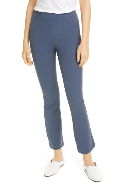 Vince Slim-fit Cropped Trousers In Deep Azul