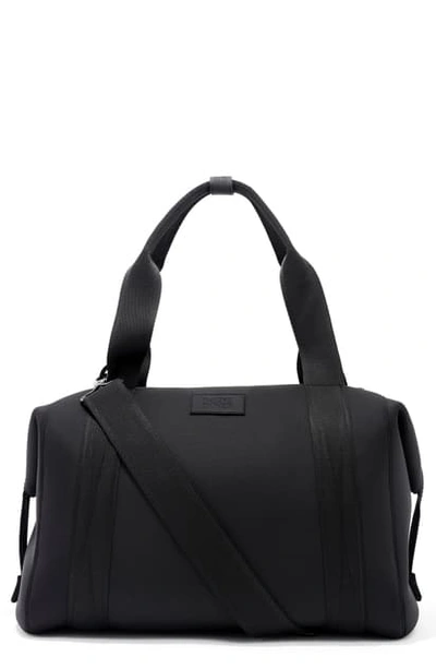 Dagne Dover 365 Large Landon Neoprene Carryall Duffle Bag In Onyx