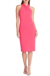 Rachel Rachel Roy Harland Halter Dress In Passion Pink