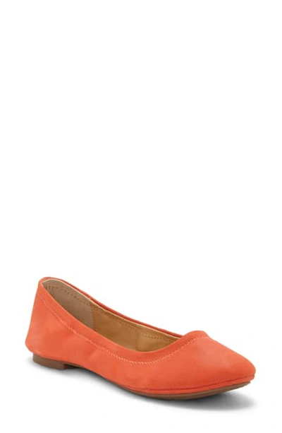 Lucky Brand 'emmie' Flat In Grenadine Leather