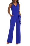 VINCE CAMUTO TIE FRONT WIDE LEG JUMPSUIT,VC7M3859