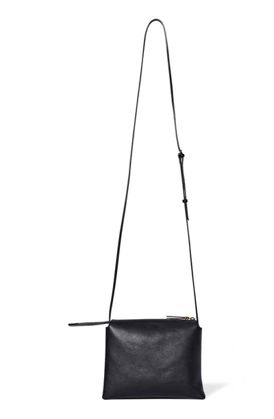The Row Nu Twin Bag In Grained Calfskin In Beige