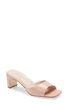 Schutz Queliana Slide Sandal In Sweet Rose