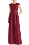 ALFRED SUNG CAP SLEEVE GOWN,D767