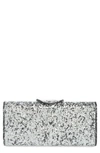 EDIE PARKER LARGE LARA ACRYLIC CLUTCH,R20EPBLA01001