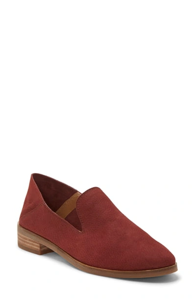 Lucky Brand Cahill Flat In Zinfandel Leather