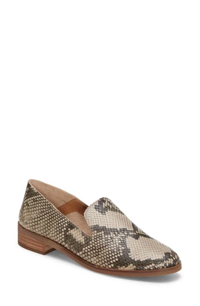 Lucky Brand Cahill Flat In Chinchilla Leather
