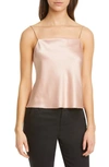 Alice And Olivia Harmon Drapey Camisole In Rose Tan