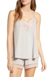 Flora Nikrooz Floretta Short Pajamas In Grey