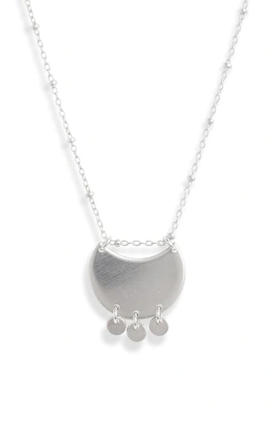 Set & Stones Camila Pendant Necklace In Silver