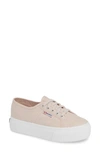 Superga Womens Nappaleaw Trainers Pink