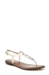 Sam Edelman Gigi Sandal In Ivory Leather