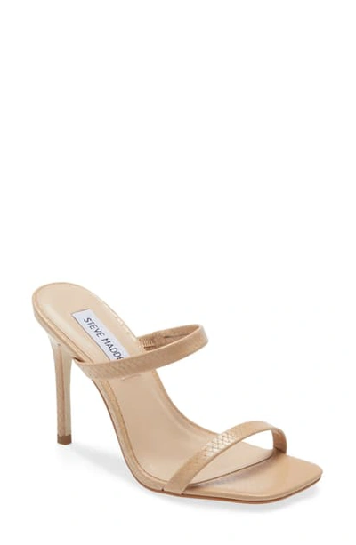 Steve Madden Michele Slide Sandal In Green Snake Print ModeSens