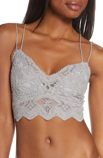 Free People Intimately Fp Ilektra Lace Bralette In Silver