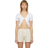 JACQUEMUS SSENSE EXCLUSIVE WHITE 'LE T-SHIRT SPREZZA' T-SHIRT