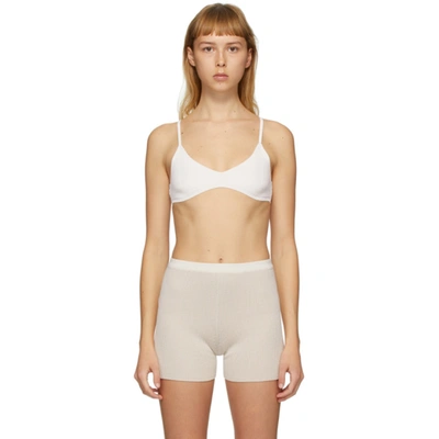 Jacquemus Ssense Exclusive White 'le Bandeau Valensole' Bra