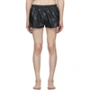 ENFANTS RICHES DEPRIMES BLACK LOGO SWIM SHORTS