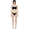 Hunza G Gigi Lurex Bikini In Black