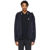 Moncler Scie Nylon Hooded Windbreaker In 743 Blavk
