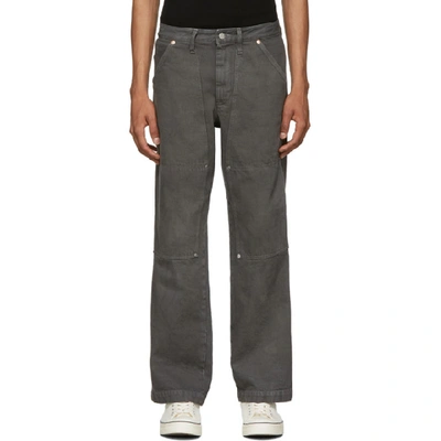 Tanaka Grey Work Jeans In Slate