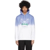 KENZO KENZO BLUE AND WHITE GRADIENT TIGER HOODIE