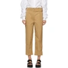 SIMONE ROCHA SIMONE ROCHA TAN PAPERBAG TROUSERS