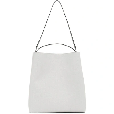 Aesther Ekme Sac Canvas And Leather Tote Bag In White