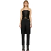 ANN DEMEULEMEESTER ANN DEMEULEMEESTER BLACK DIMNESS ASYMMETRIC CORSET