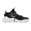 Mcq By Alexander Mcqueen Mcq Alexander Mcqueen Black Mcq Swallow Orbyt Runner Sneakers In 1070 Blkwht