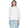 LOEWE LOEWE WHITE LACE TRIM POLO