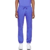 AIMÉ LEON DORE AIME LEON DORE BLUE FRENCH LOGO LOUNGE trousers