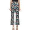 PACO RABANNE MULTICOLOR FLORAL TROUSERS