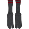 MAISON MARGIELA MAISON MARGIELA GREY KNIT SOCKS