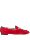 STUART WEITZMAN PAYSON LOGO LOAFERS