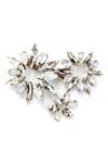 Brides And Hairpins Camila Crystal Hair Clip In Classic Silver