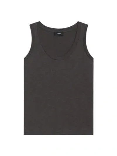 Theory Easy Tank Top In Ash