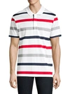 PAUL & SHARK STRIPED POLO,0400012127120