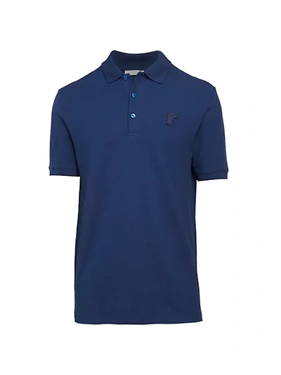 Versace Polo Shirts In Blue