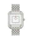 MICHELE MILOU DIAMOND STAINLESS STEEL BRACELET WATCH,0400099120690