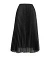 MONCLER PLEATED MESH SKIRT,15094023